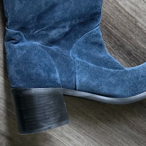 Jeffrey Campbell slouchy knee high suede boots - Picture 2 of 12